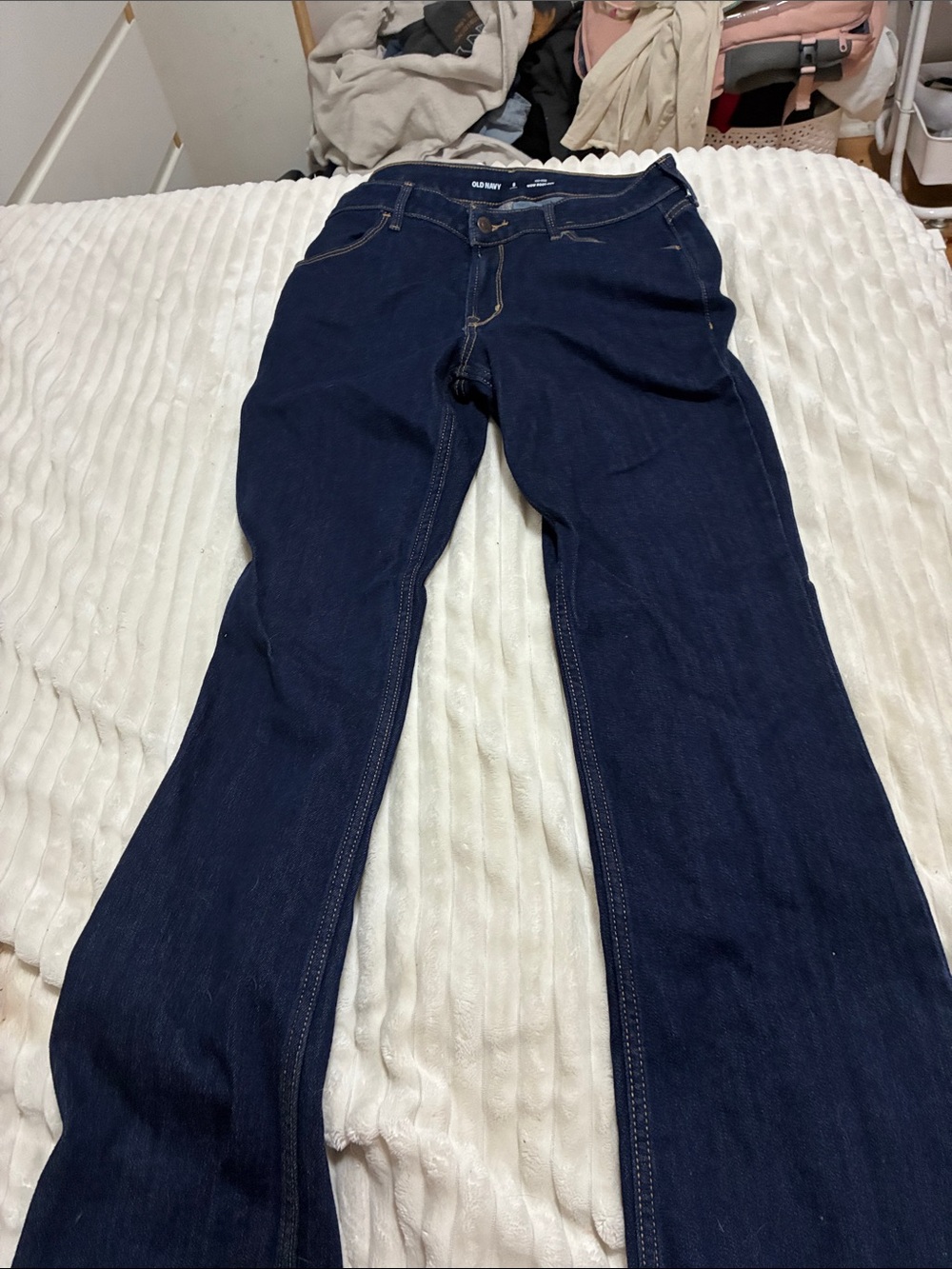 Old Navy Women's Dark Navy Boot-Cut Jeans